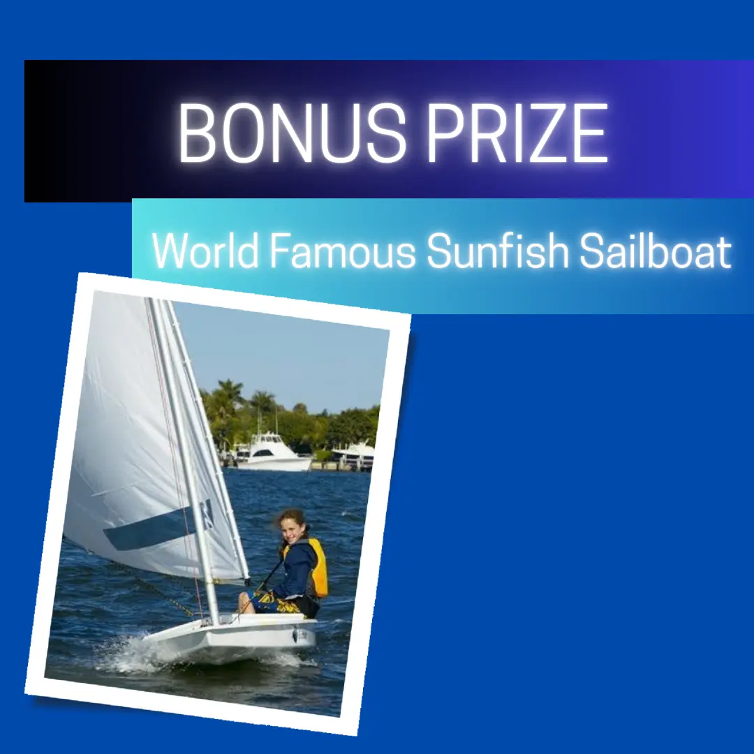 World Famous Sunfish Sailboat donated by 